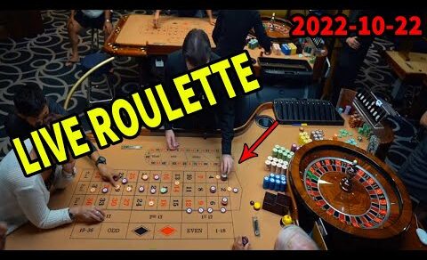 Live Roulette From Casino Table Night Friday Lots of Betting New Session✔️ 2022-10-22