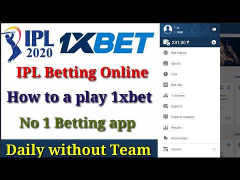 How to a play 1xbet  IPL Betting Online No 1 app /  1xbet app kaise use kare 1xbet profile update