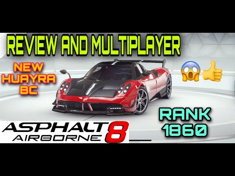 Asphalt 8, Review and Multiplayer Pagani Huayra BC vs Lamborghini Centenario 😱