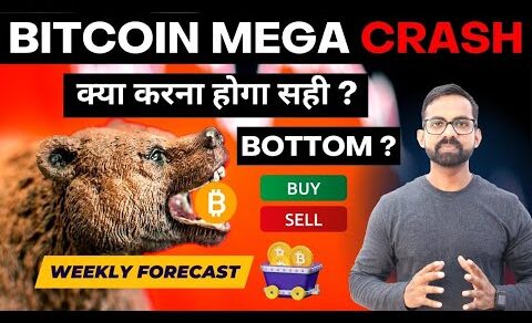 CRYPTO MARKET CRASH – Bitcoin BTC Price Prediction | Crypto News Hindi Today | CPI update in hindi