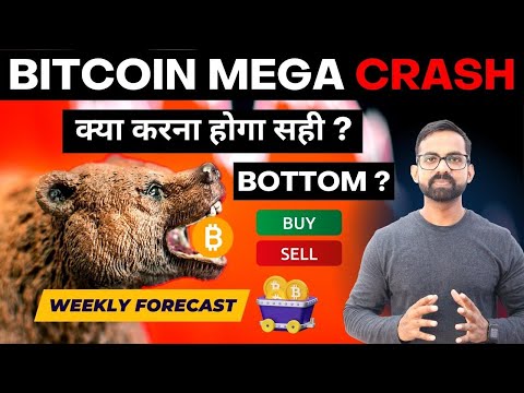 CRYPTO MARKET CRASH – Bitcoin BTC Price Prediction | Crypto News Hindi Today | CPI update in hindi