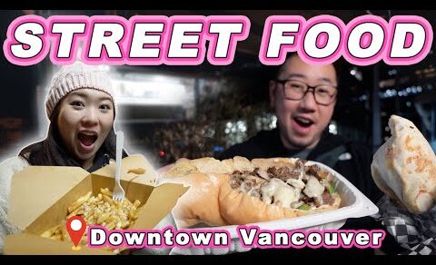 STREET FOOD in VANCOUVER 🇨🇦 || [Vancouver, BC Canada] Food Trucks & Street Food Tour!