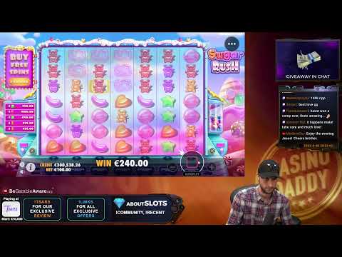 💸 LIVE CASINO SLOTS W CASINODADDY💸!RC3 – INSANE GIVEAWAY WITH ROBERTO CARLOS!