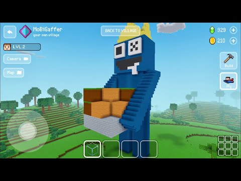 Block Craft 3D: Crafting Game #2827 | Rainbow 🌈 Friends Blue BC 3D Logo