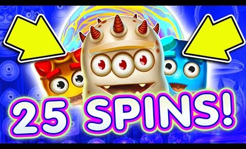 25 SPINS on EVERY STAKE …. MAX Bet on REACTOONZ