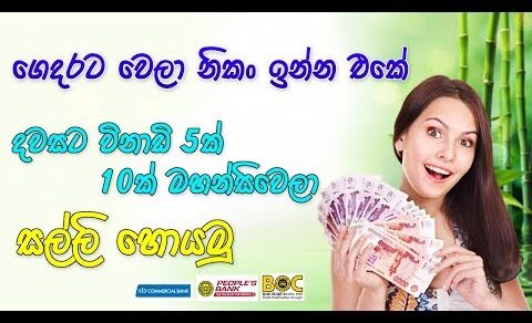 (ගෙදර ඉදන් සල්ලි හොයමු) Earn Money at Home – Coinpot