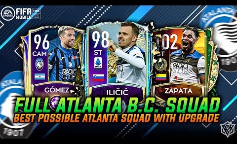 BEST POSSIBLE ATALANTA B.C SQUAD BUILDER | TEAM UPGRADE | Atalanta Bergamasca Calcio | FIFA MOBILE |