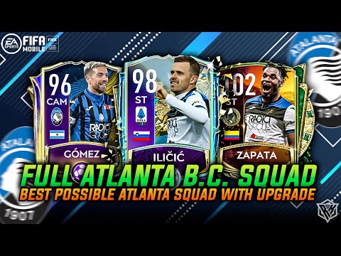 BEST POSSIBLE ATALANTA B.C SQUAD BUILDER | TEAM UPGRADE | Atalanta Bergamasca Calcio | FIFA MOBILE |