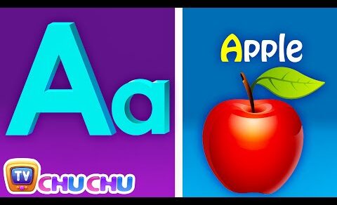 Phonics Song with TWO Words – A For Apple – ABC Alphabet Songs with Sounds for Children