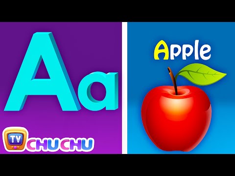 Phonics Song with TWO Words – A For Apple – ABC Alphabet Songs with Sounds for Children