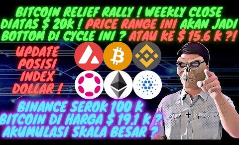 BITCOIN RELIEF RALLY ! APAKAH PRICE RANGE INI AKAN JADI BOTTOM ATAU AKAN LANJUT DUMP KE $ 15.6 K ?