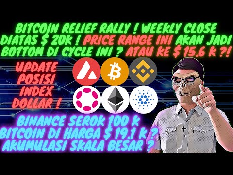 BITCOIN RELIEF RALLY ! APAKAH PRICE RANGE INI AKAN JADI BOTTOM ATAU AKAN LANJUT DUMP KE $ 15.6 K ?