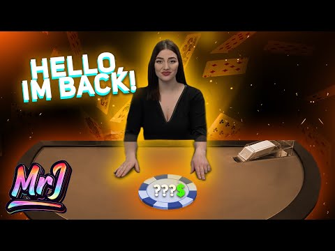 HELLO IM BACK! – Live Dealer Blackjack Session! ♣️ #blackjack