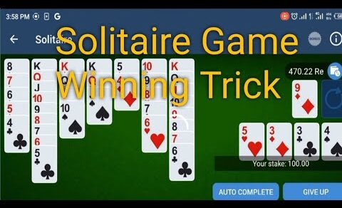 #solitaire #atvstar Solitaire game kaise khele | Solitaire game winning trick | 1xbet solitaire game