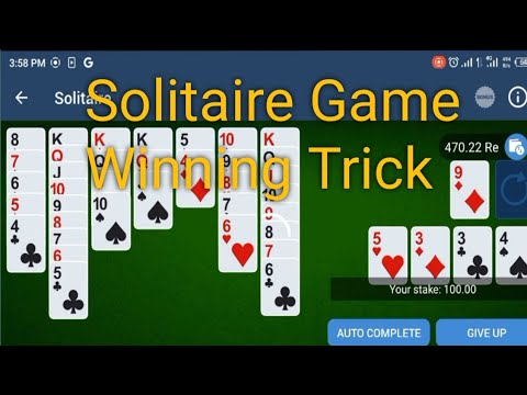 #solitaire #atvstar Solitaire game kaise khele | Solitaire game winning trick | 1xbet solitaire game