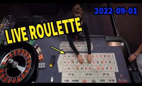 LIVE CASINO⚠️ BIG LOST IN ROULETTE Table Morning ✔️2022-09-01