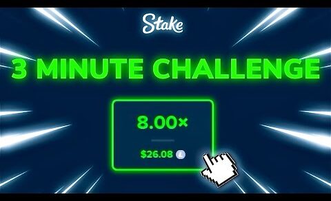 3 MINUTE CHALLENGE on Stake!!