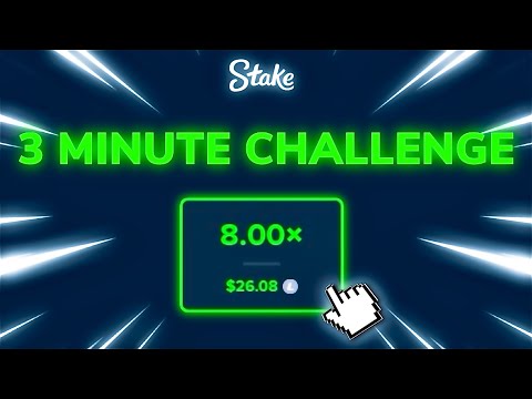 3 MINUTE CHALLENGE on Stake!!