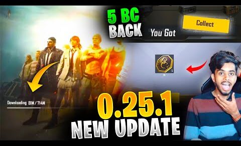 Pubg Mobile Lite 0.25.1 Update 😍 | All New Features | 5 Bc Back  | Pubg Lite New Update Crash Fix