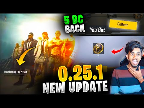 Pubg Mobile Lite 0.25.1 Update 😍 | All New Features | 5 Bc Back  | Pubg Lite New Update Crash Fix