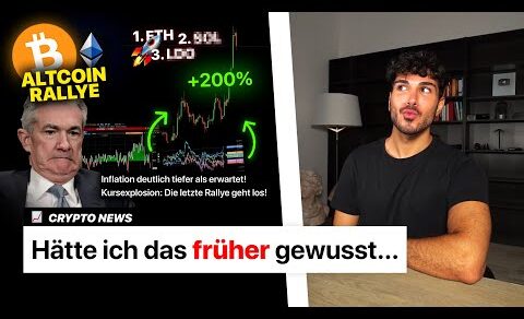 Bitcoin STARTSCHUSS: Ethereum & Altcoin PUMP? Inflation VORBEI! FTX Comeback? | Crypto News