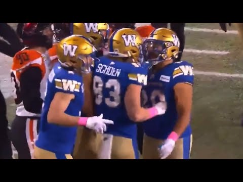 BC Lions vs Winning Blue Bombers Week 21 Highlights | CFL 2022