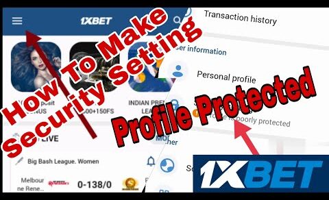 1xbet Security Setting..1xbet এর সেটিং কিভাবে করব