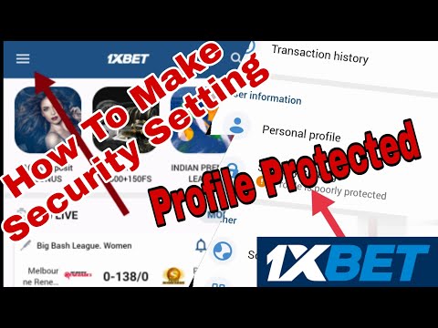 1xbet Security Setting..1xbet এর সেটিং কিভাবে করব