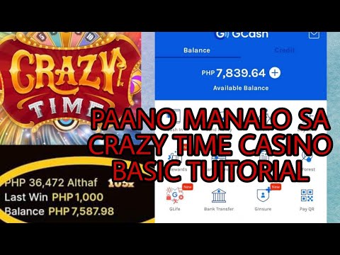 PAANO MANALO SA CRAZY TIME CASINO, BASIC TUITORIAL