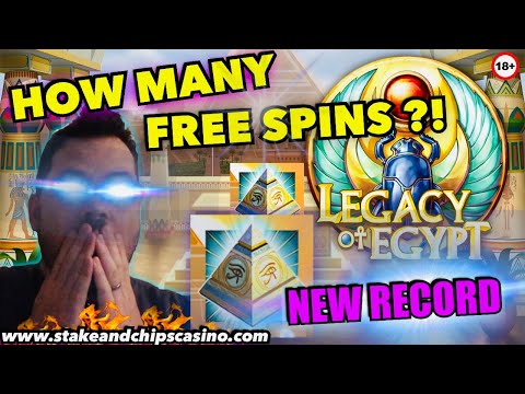 LEGACY OF EGYPT SLOT – ( WORLD RECORD SPINS ) ? 🚨 CASINO BONUS WIN !!