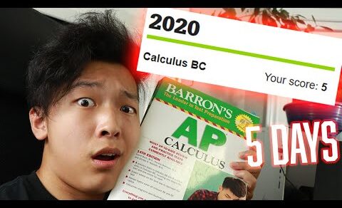 How I Learned AP Calculus BC in 5 DAYS and got a 5 (Ultralearning HACKS)