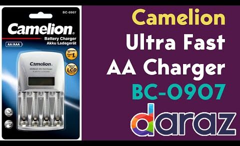 Camelion Ultra Fast Charger BC-0907 from Daraz Unboxing and Review