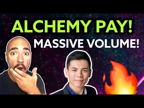 ALCHEMY PAY MOVING UP! ACH SEEING MASSIVE VOLUME!