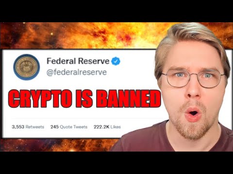 BREAKING CRYPTO NEWS!!! FED BANNING CRYPTO?