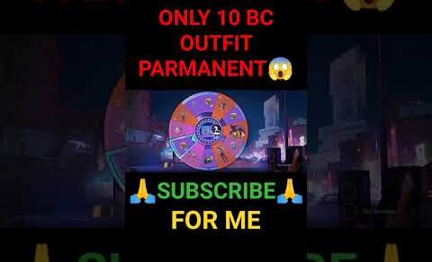 || 😱 NEW LUCKY SPIN || ONLY 10 BC OUTFIT PARMANENT || #pubglite #pubg #shortvideo #viral