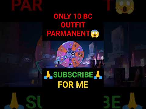 || 😱 NEW LUCKY SPIN || ONLY 10 BC OUTFIT PARMANENT || #pubglite #pubg #shortvideo #viral