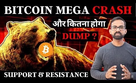 CRYPTO MARKET CRASH – Bitcoin BTC Price Prediction | Crypto News Hindi Today | CPI update in hindi