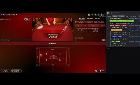 FANTAN | Auto Bet Bot | JS Code | Live Casino Expert