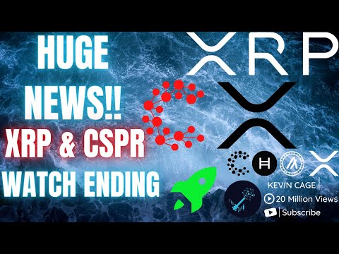 HUGE NEWS! 💣 Ripple XRP ISO 20022 | Casper CSPR ACTUS Financial Contracts 💥CRYPTO NEWS 💲 WATCH ALL✔️