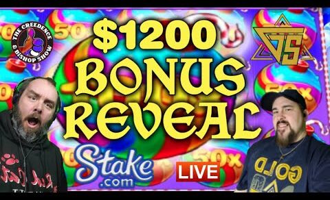 $1200.00 BONUS REVEAL, W/ CREED Real Slots!!! , Real Money!!!  🔴Stake Online Casino🔴