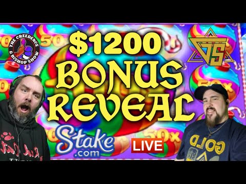 $1200.00 BONUS REVEAL, W/ CREED Real Slots!!! , Real Money!!!  🔴Stake Online Casino🔴