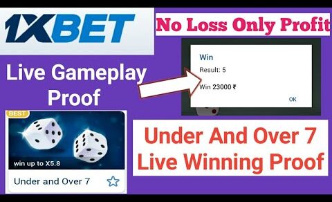 1xbet ! 1xbet Under And Over 7 Live Gameplay ! How To Win Under And Over 7 ! 1xbet Dice Games |1xbet