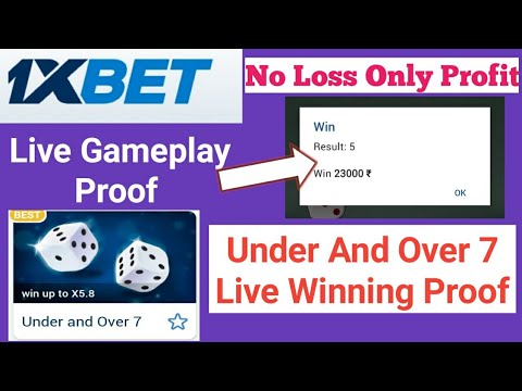 1xbet ! 1xbet Under And Over 7 Live Gameplay ! How To Win Under And Over 7 ! 1xbet Dice Games |1xbet