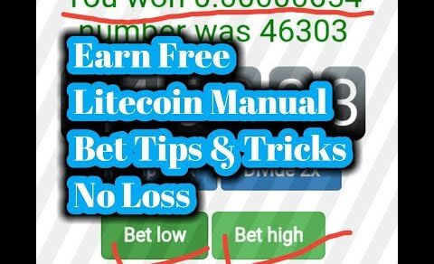 Free Litecoin Manual Bet Tricks Always Win!!