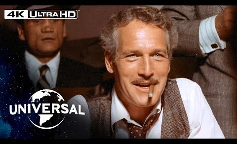 The Sting | Paul Newman Cons a Con Man in a High-Stakes Poker Game in 4K HDR