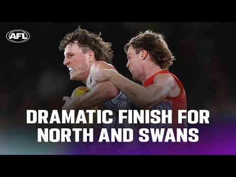 Last Two Minutes | North Melbourne v Sydney | Round 10, 2023