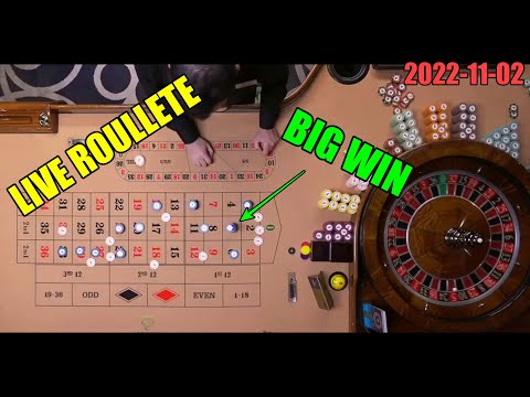 BIG WIN Session Evening Roulette Live From Real Casino Hot Bet Exclusive✔️2022-11-02