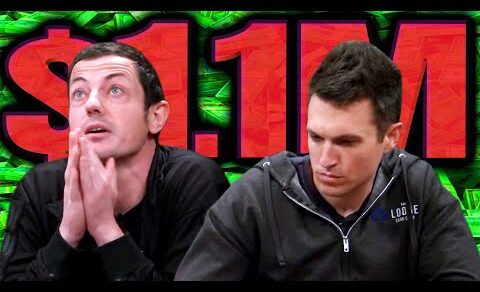 $1.1 MILLION POT!! Doug Polk Calls Clock on Tom Dwan