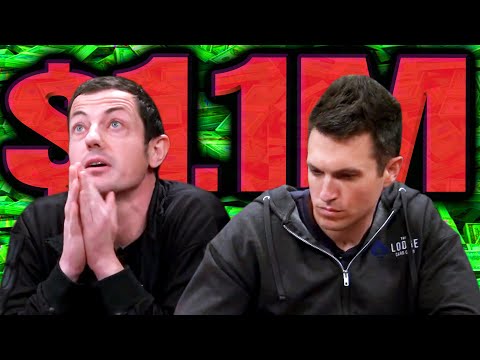 $1.1 MILLION POT!! Doug Polk Calls Clock on Tom Dwan