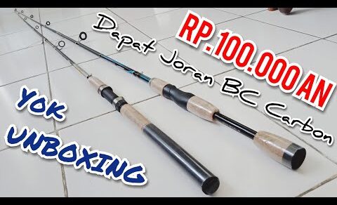 Unboxing dan Review Joran Pancing Carbon BC & Spinning Murah (Shakespeare dan Barracmaniac 180)